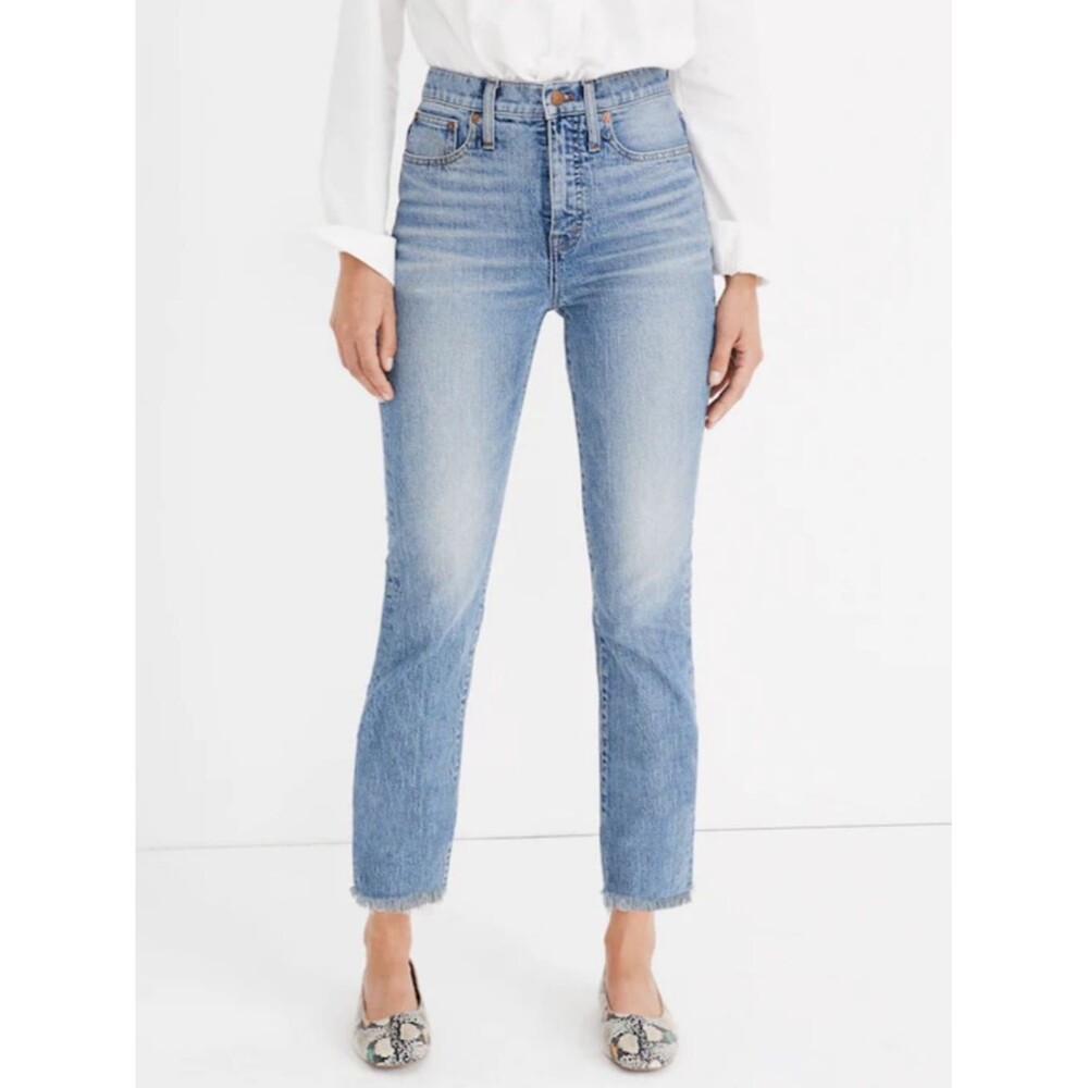 Madewell The Perfect Vintage Jean in Ainsworth Wash Size 29 High Waist Preppy